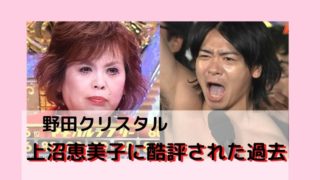 【動画】野田クリスタルが上沼恵美子に酷評された過去とは？賞金を献上するって本当？