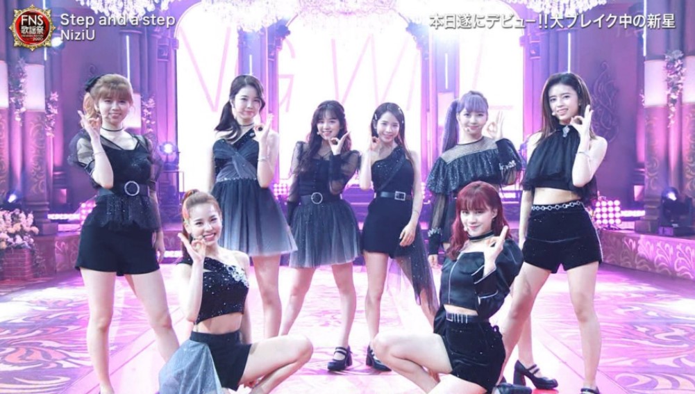 【FNS歌謡祭】NiziUの黒い衣装がかわいい！画像まとめ！